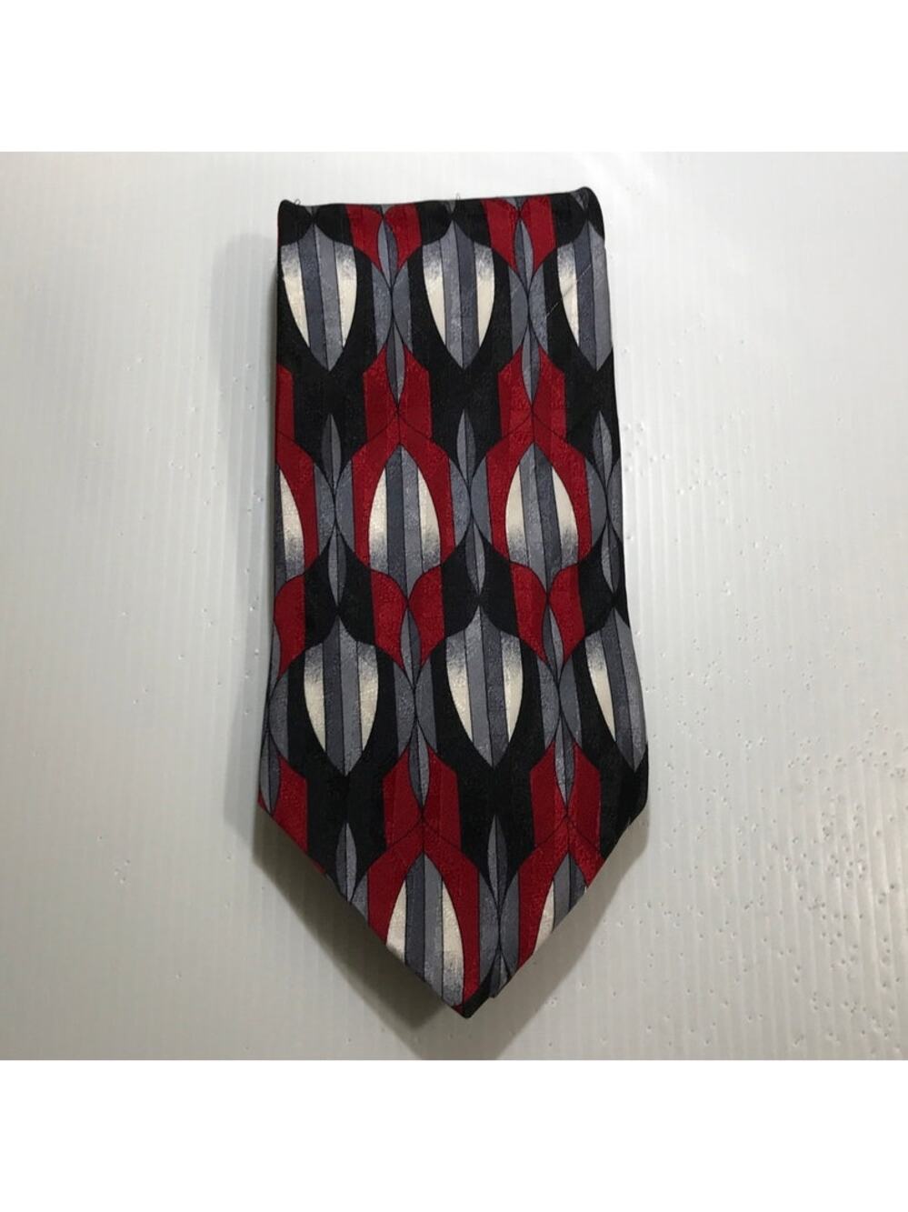 Carlo Palazzi Studio Hand Made Silk Multicolor Wide Classic Mens Necktie 59”